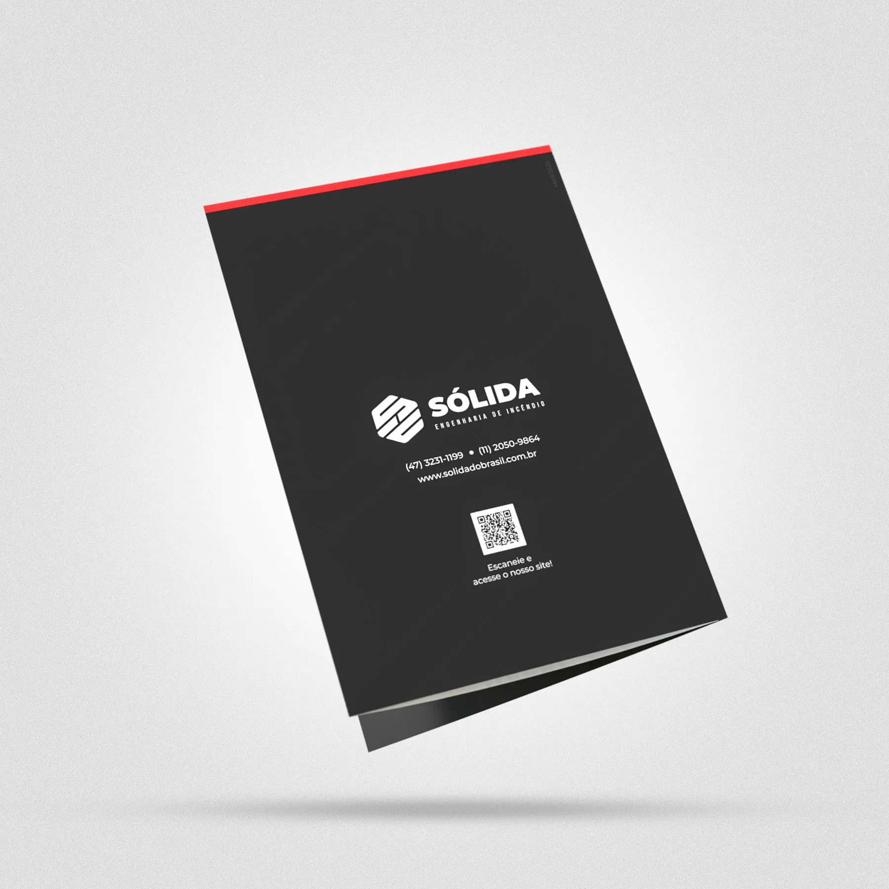 Mockup da contracapa do folder institucional