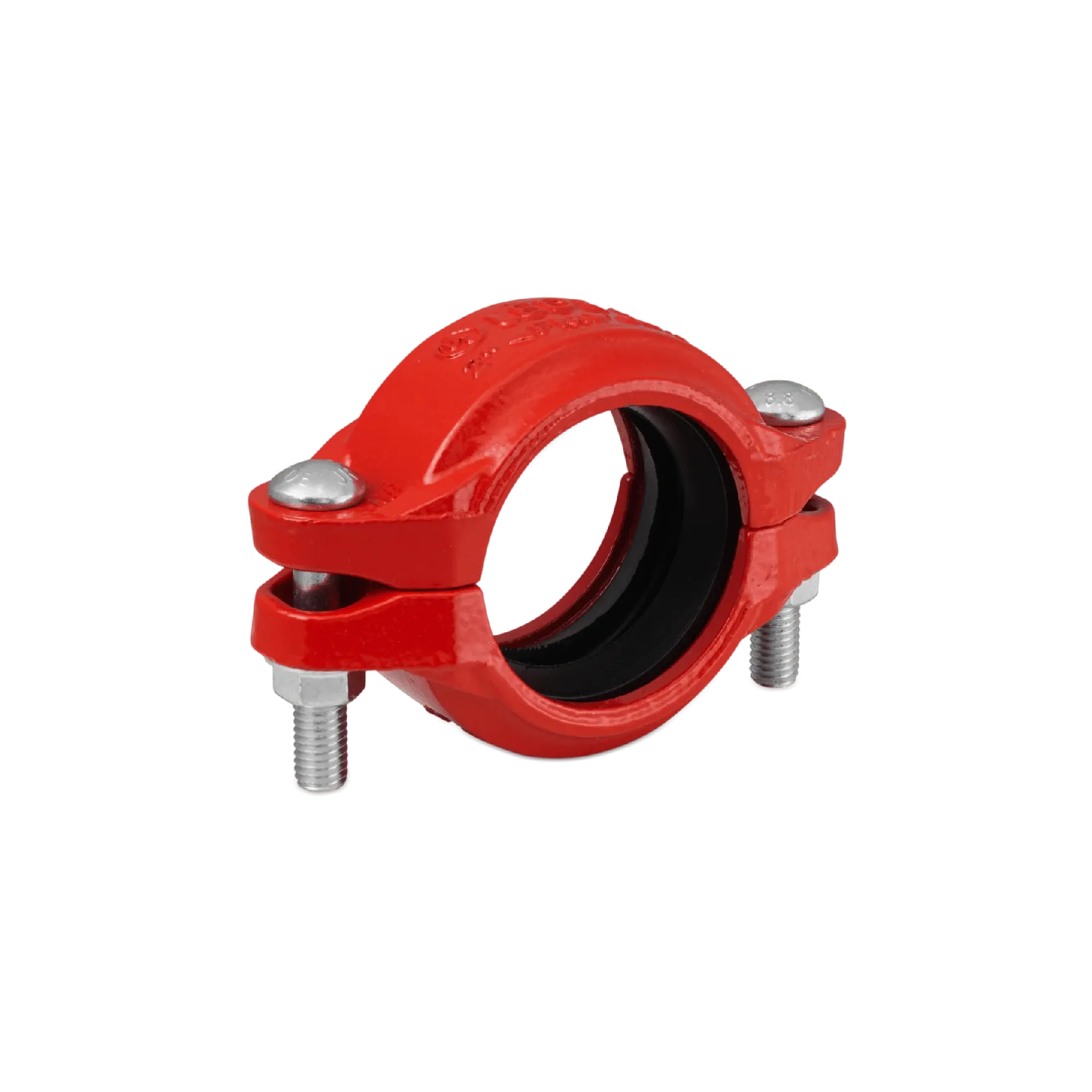 Foto de produto: acoplamento ranhurado flexível vermelho