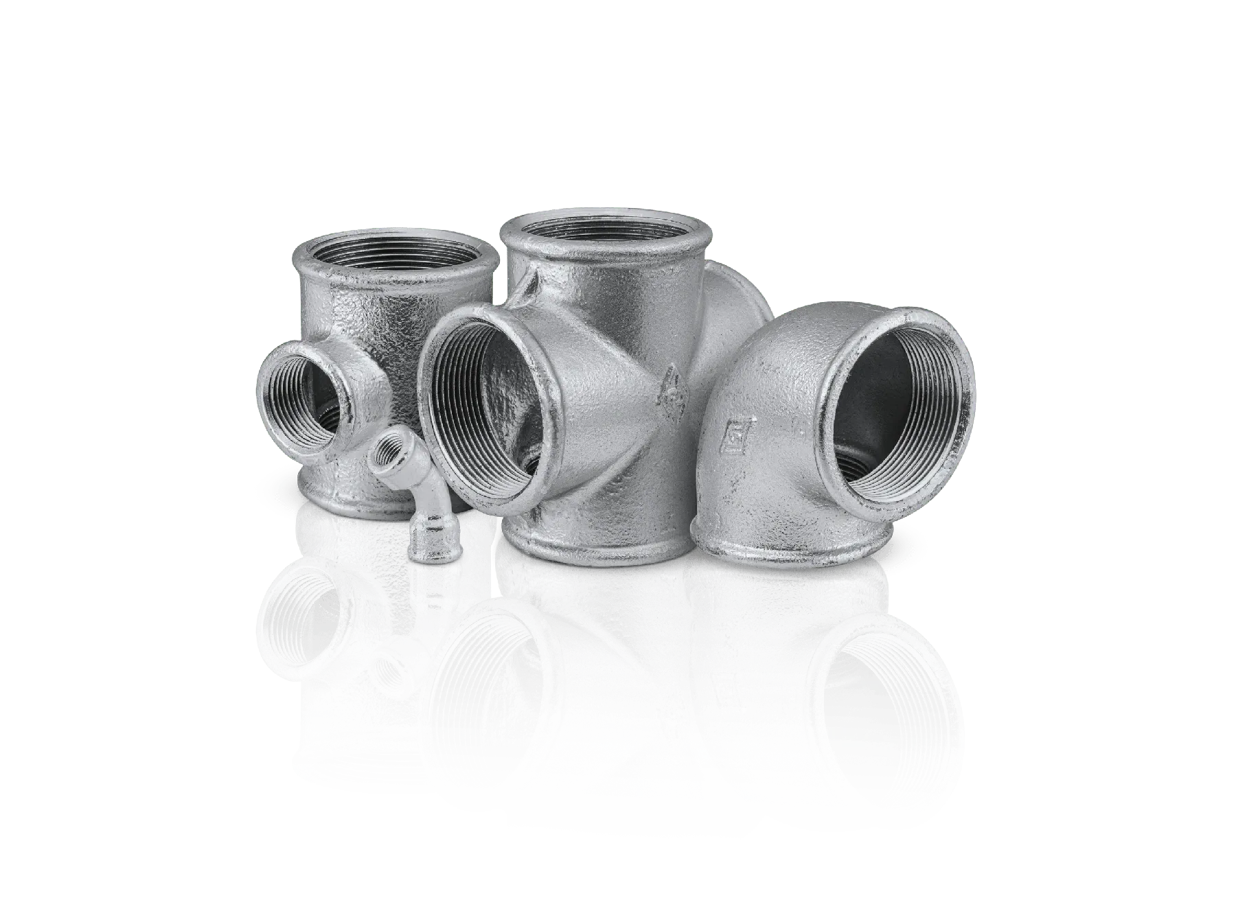 Foto de produto: conjunto de conexões galvanizadas