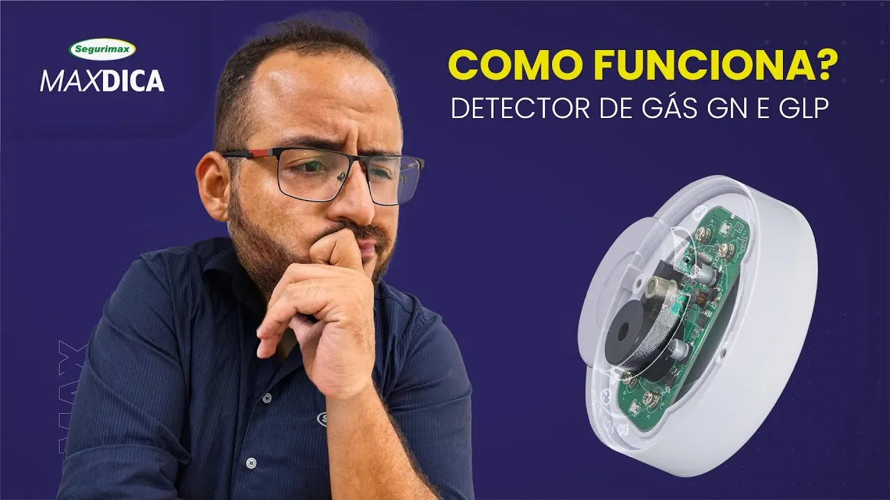 Detector de gás GN e GLP — funcionamento