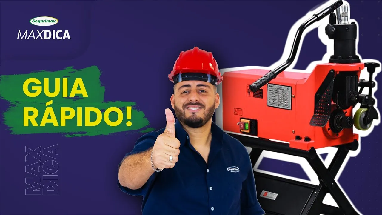 Máquina de ranhura TWG-9A — guia rápido