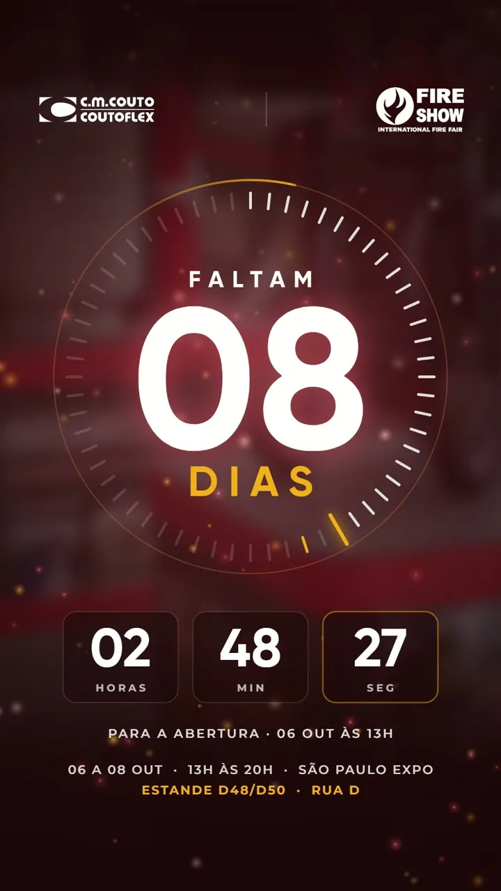 Contagem regressiva para a feira