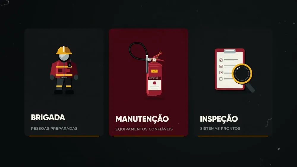Brigada, manutenção e inspeção